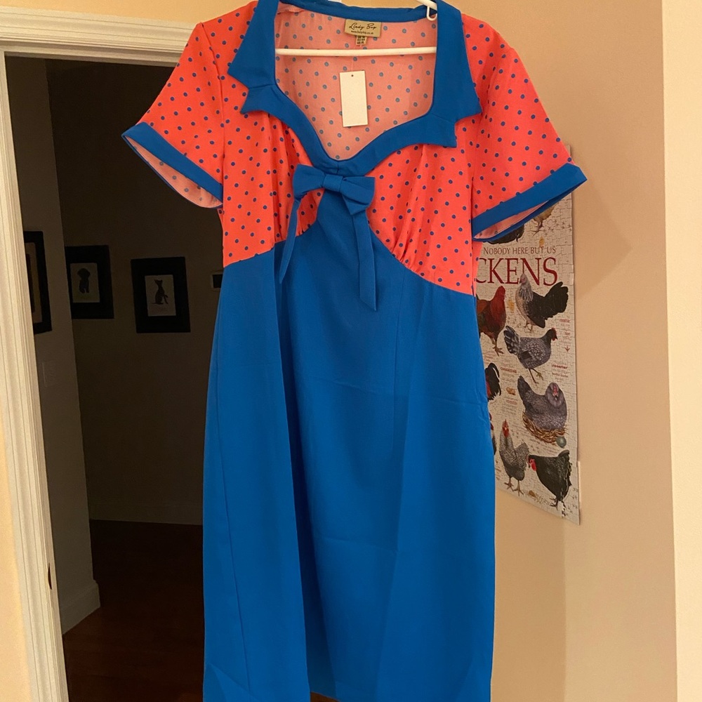 1950 Lindy Bop Wiggle Dress NEW WITH TAGS